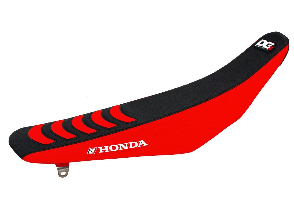 1147H - Blackbird Double Grip 3 Seat Cover - Honda CRF450R 2013-17 - Red/Black