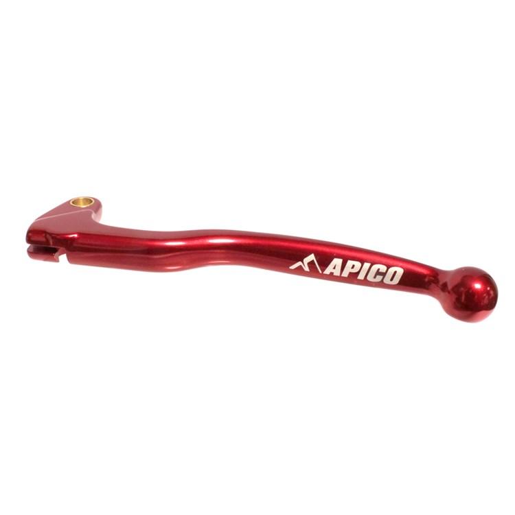 Apico Red Elite Clutch Lever - Kawasaki Kx65/85 Up To 2021, Kx125 1990-2008, Kx 250/500 1990-2004, Kxf250 2004, Suzuki Rmz 250/450 Up To 2021