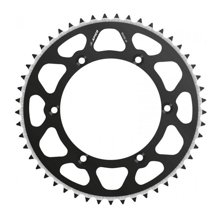 Apico Evolite Rear Sprocket - Yamaha YZ 80/85 1993-2023 - Black/ 48T