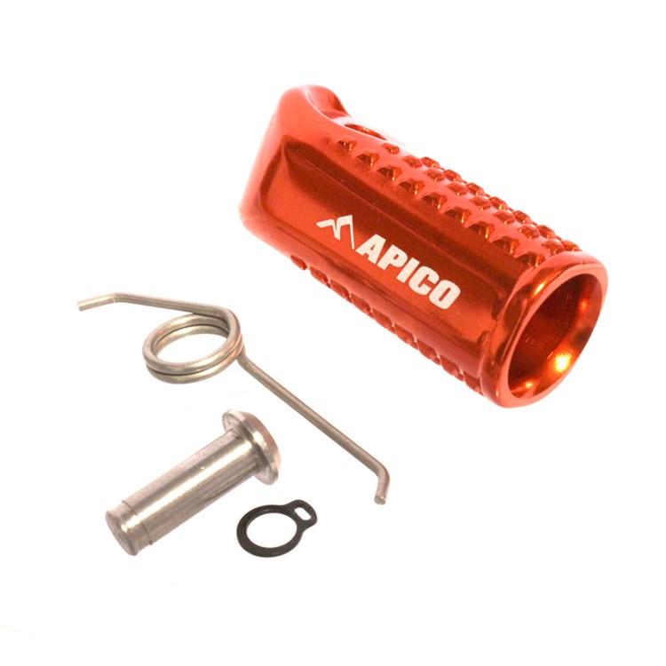 Apico Orange Gear Pedal Tip - Ktm/Husqvarna Oem Replacement Tip - 2016-21