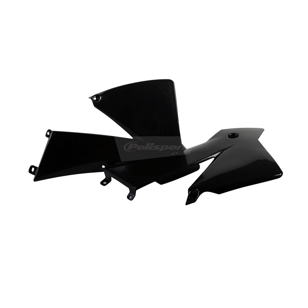 Polisport Black Radiator Scoops - Ktm Exc 2003-04, Sx 2001-04