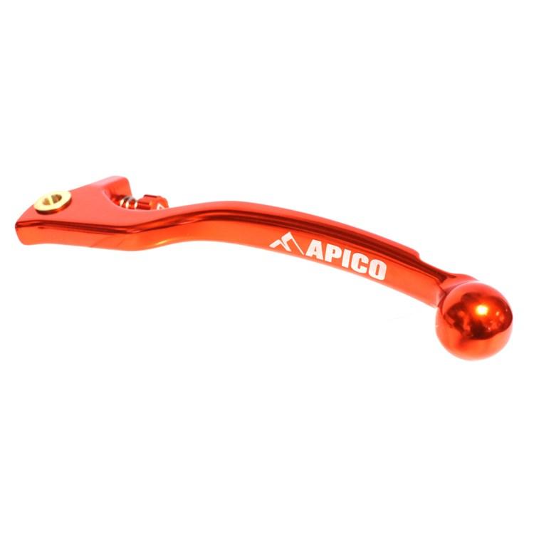 Apico Orange Elite Forged Trials Clutch Lever Inc Adjuster - To Fit Braktec