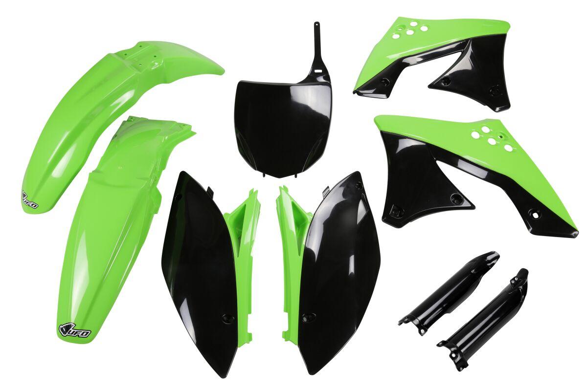 Ufo Kakit212f@999 - Full Plastics Kit - Kawasaki Kxf250 2009 & 2012 - Oem
