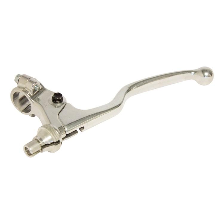 Raceline Silver Clutch Lever Assembly - Yamaha Yz 125/250 2000-14, Yzf250 2001-02, Wrf250 2001-02