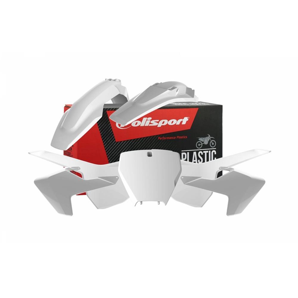 Polisport White Plastics Kit - Husqvarna Tc125 & Fc 250/350/450 2016-18, Tc250 2017-18