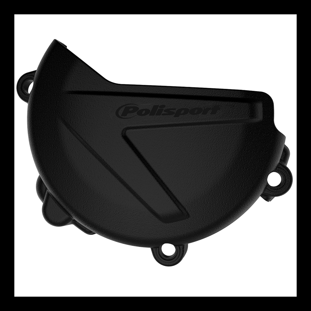 Polisport Black Clutch Cover Protector - Yamaha Yz125 2008-23, Yz125x 2020-23