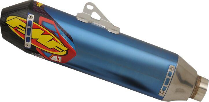 041546 - FMF Factory 4.1 RCT Slip-On Blue Titanium/ Carbon Silencer For Honda TRX450 ATV 2004-14