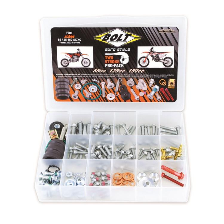 Bolt Hardware Pro Pack Euro Style Fastener Kit - KTM SX/EXC 85-150 2002-22