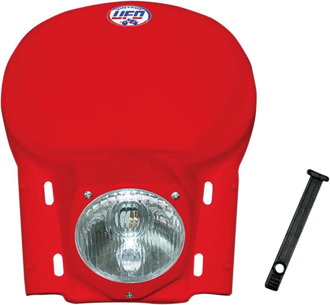 ME08040B - UFO Universal Vintage Headlight Unit - Red