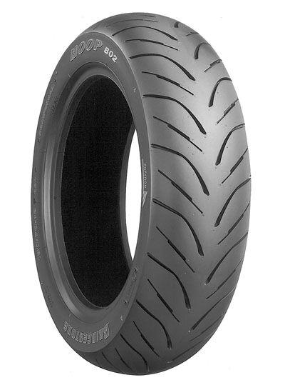 3251 - Bridgestone Hoop B02 Rear 64S TL Scooter Rear Tyre - 150/70-13"
