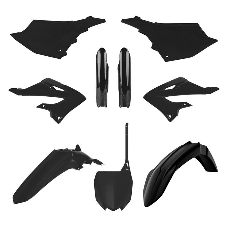 Polisport Black Plastics Kit - Yamaha Yz 125/250 2022-2025