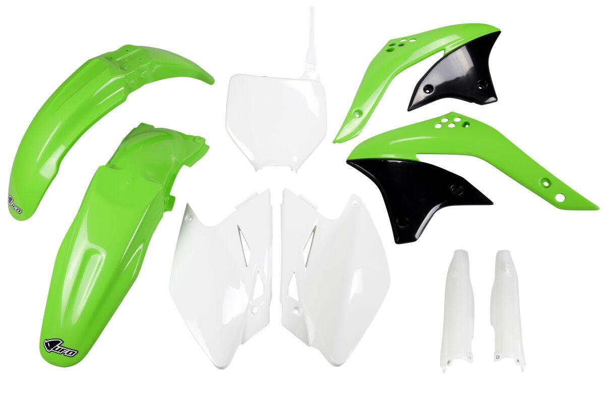 KAKIT209F@999 - UFO Full Plastics Kit - Kawasaki KXF450 2007 - OEM