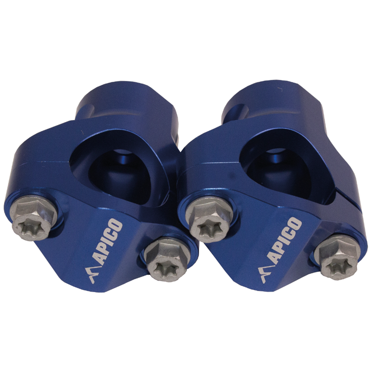 Apico Blue Handlebar Mount Kit - 28.6Mm - Ktm/ Husqvarna Sx/Sxf/Tc/Fc 2005-16, Exc/Exc-F/Tpi/Te/Fe 2005-22