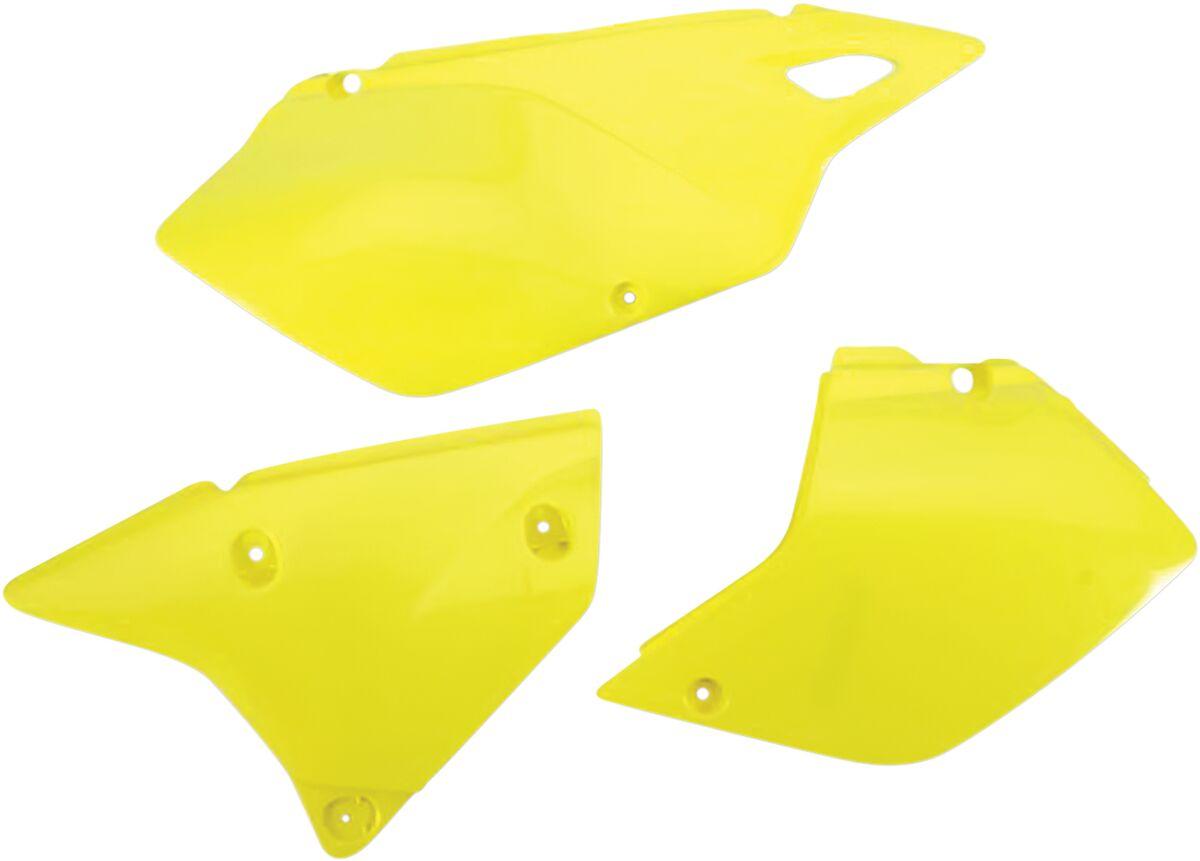 SU03979#102 - UFO Side Panels - Suzuki DRZ400 2000-06 - Yellow