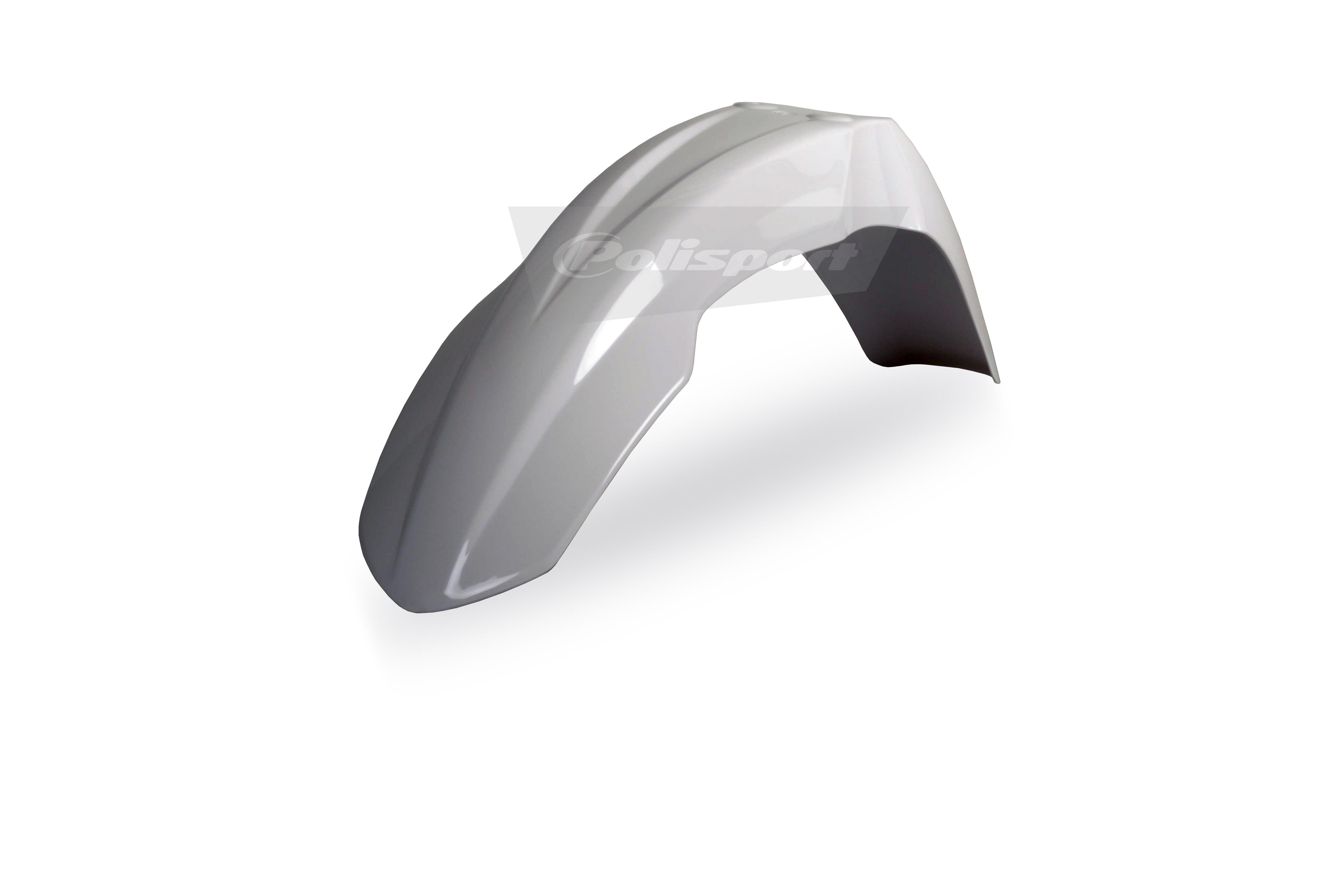 Polisport White Front Fender - Honda Cr 125/250 2004-07, Crf250r 2004-09, Crf450r 2004-08, Crf250x & Crf450x 2004-18