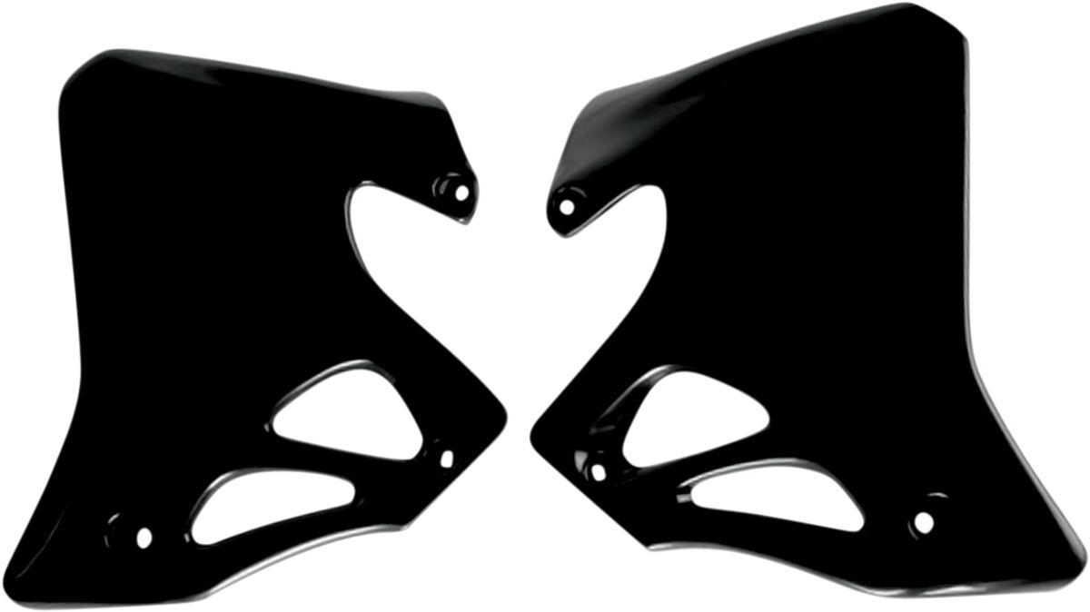 Ufo Black Ho02672#001 - Radiator Scoops - Honda Cr125 1995-97, Cr250 1995-96