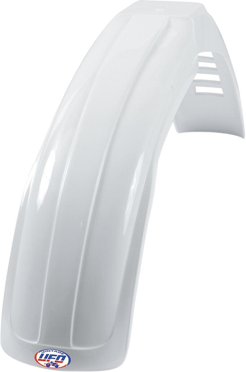Ufo White Me08004#W - Universal Vintage Mx/Enduro Front Fender - Large - 1978-83 Models