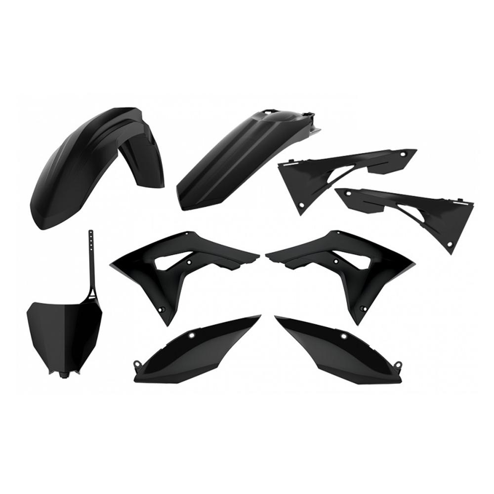 Polisport Black Full Plastics Kit - Honda Crf250r 2018-21, Crf450r 2017-20