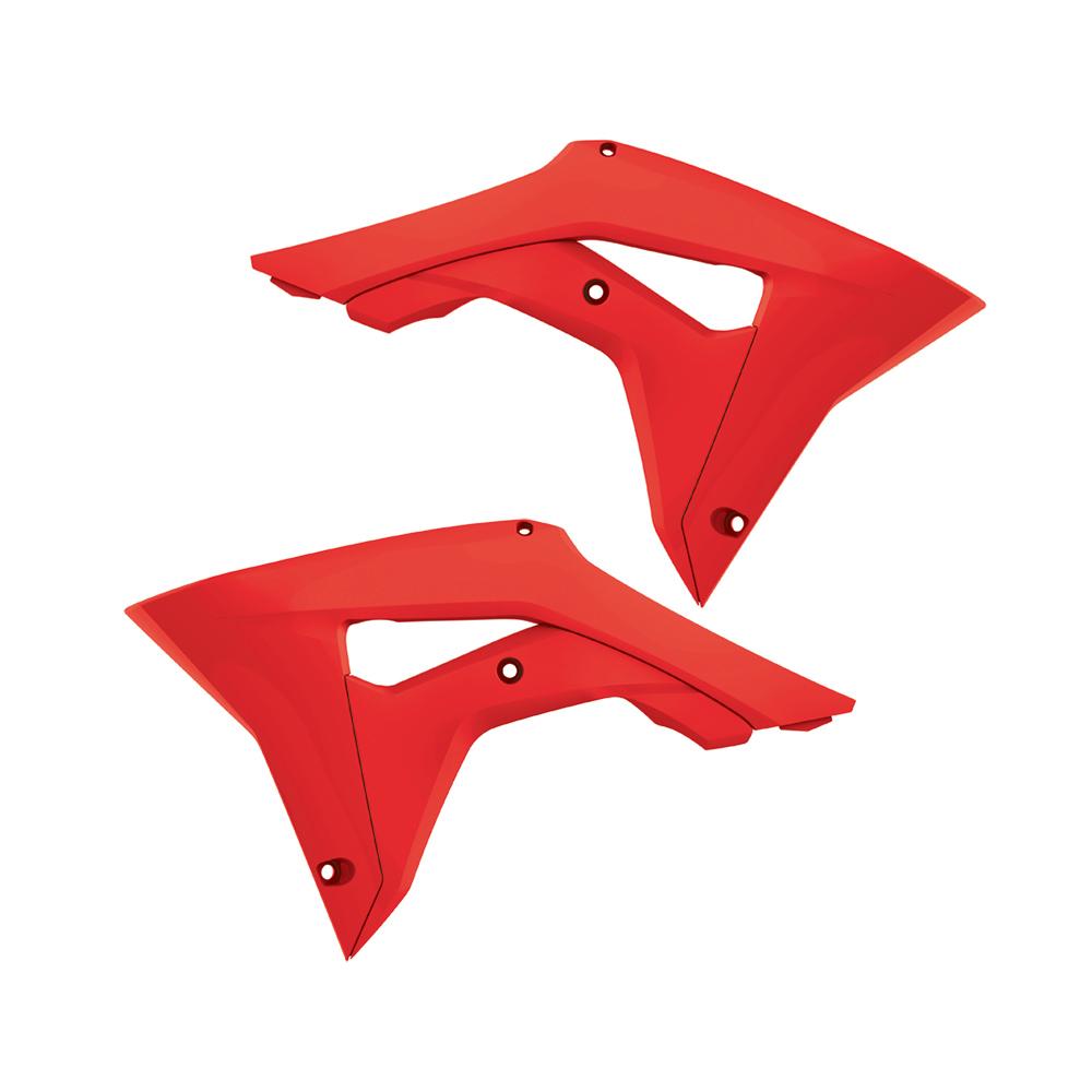 Polisport Red Radiator Scoops - Honda Crf250r 2018-21, Crf450r 2017-20