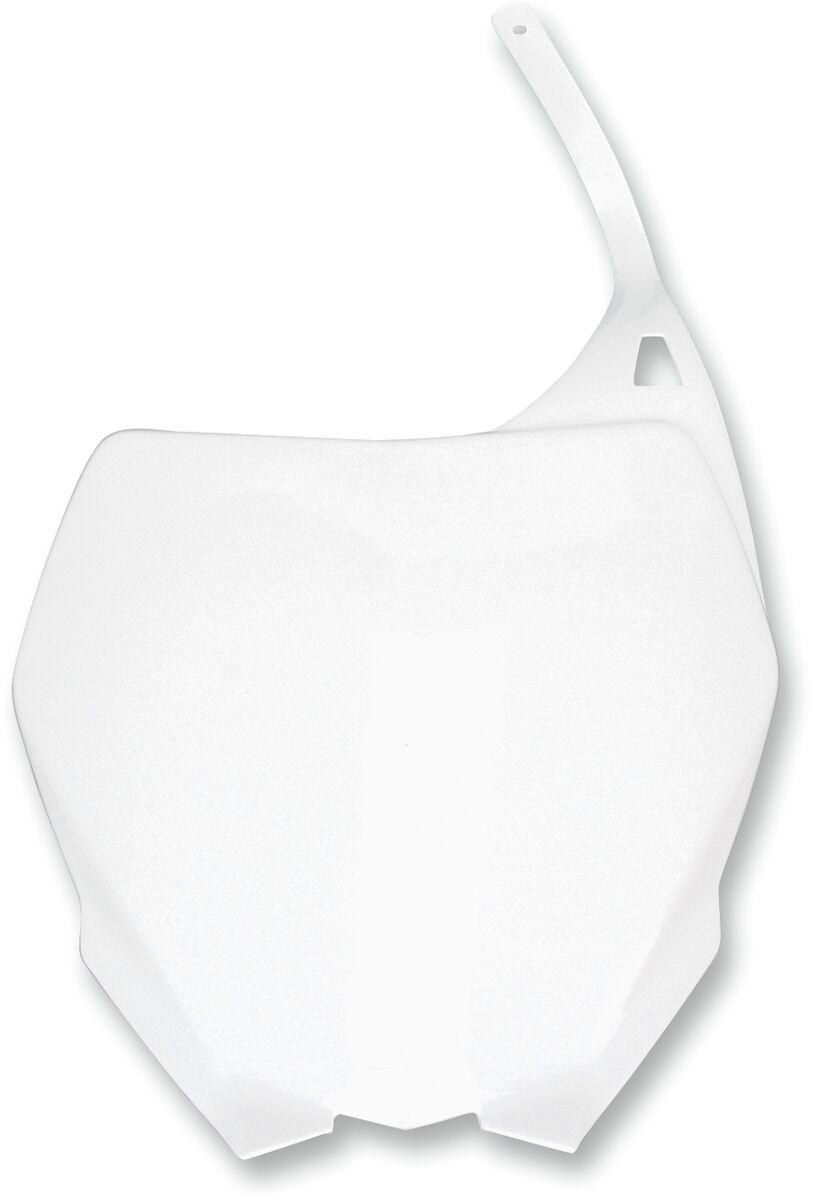 Ufo White Ya03880#046 - Front Number Board - Yz 125/250 2006-14, Yzf 250/450 2006-09