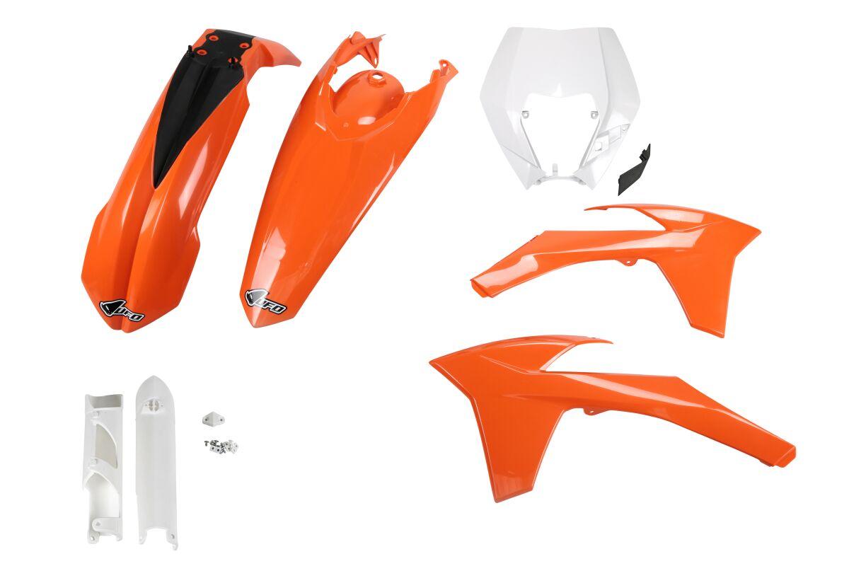 KTKIT521F@999 - UFO Full Plastics Kit - KTM EXC 125/200/250/300/500 2012-13 - OEM