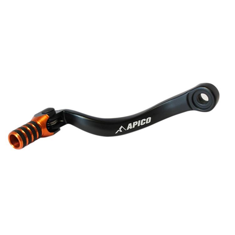 Apico Black/Orange Elite Gear Pedal - Ktm Sx 125/150 2001-16, Sxf 250/350 2013-15, Husqvarna Tc125 2014-16, Fc 250/350 2014-15