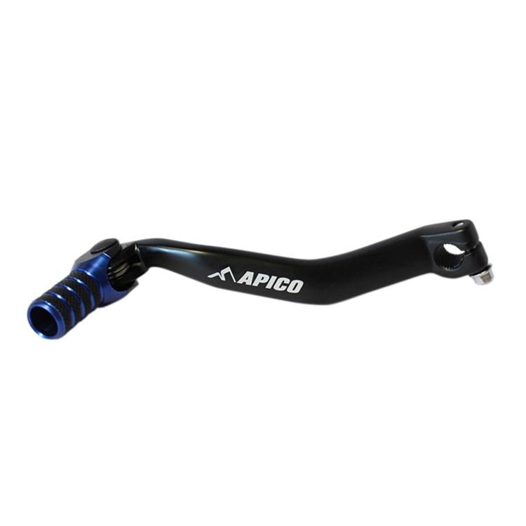 Apico Black/Blue Elite Gear Pedal - Yamaha Yzf250 2001-05, Yzf450 2003-05