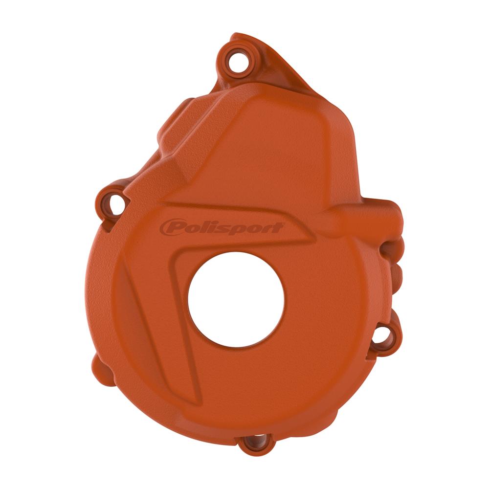 Polisport Orange Ignition Cover Protector - Ktm Exc-F 250/350 2017-23, Freeride 250F 2018-13, Husqvarna Fe 250/350 2017-23