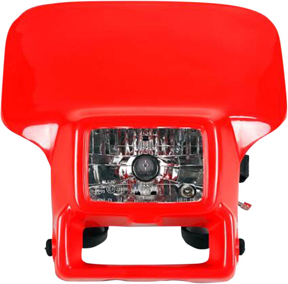 HO03615#069 - UFO Halogen Headlight - Honda XR 250/450R 1996-2004 - Red