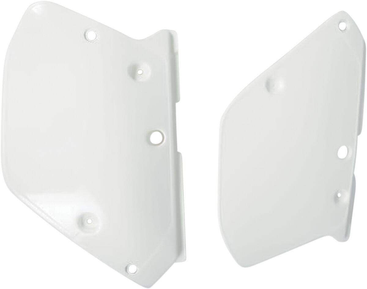 YA02814#046 - UFO Side Panels - Yamaha YZ 125/250 1989-90 - White