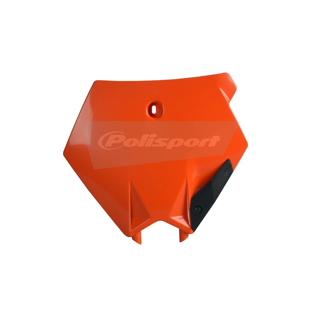 Polisport Orange Front Number Board - Ktm Sx 2003-06