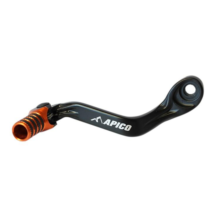 Apico Black/Orange Elite Gear Pedal - Ktm Sx65 2009-22, Husqvarna Tc65 2017-22