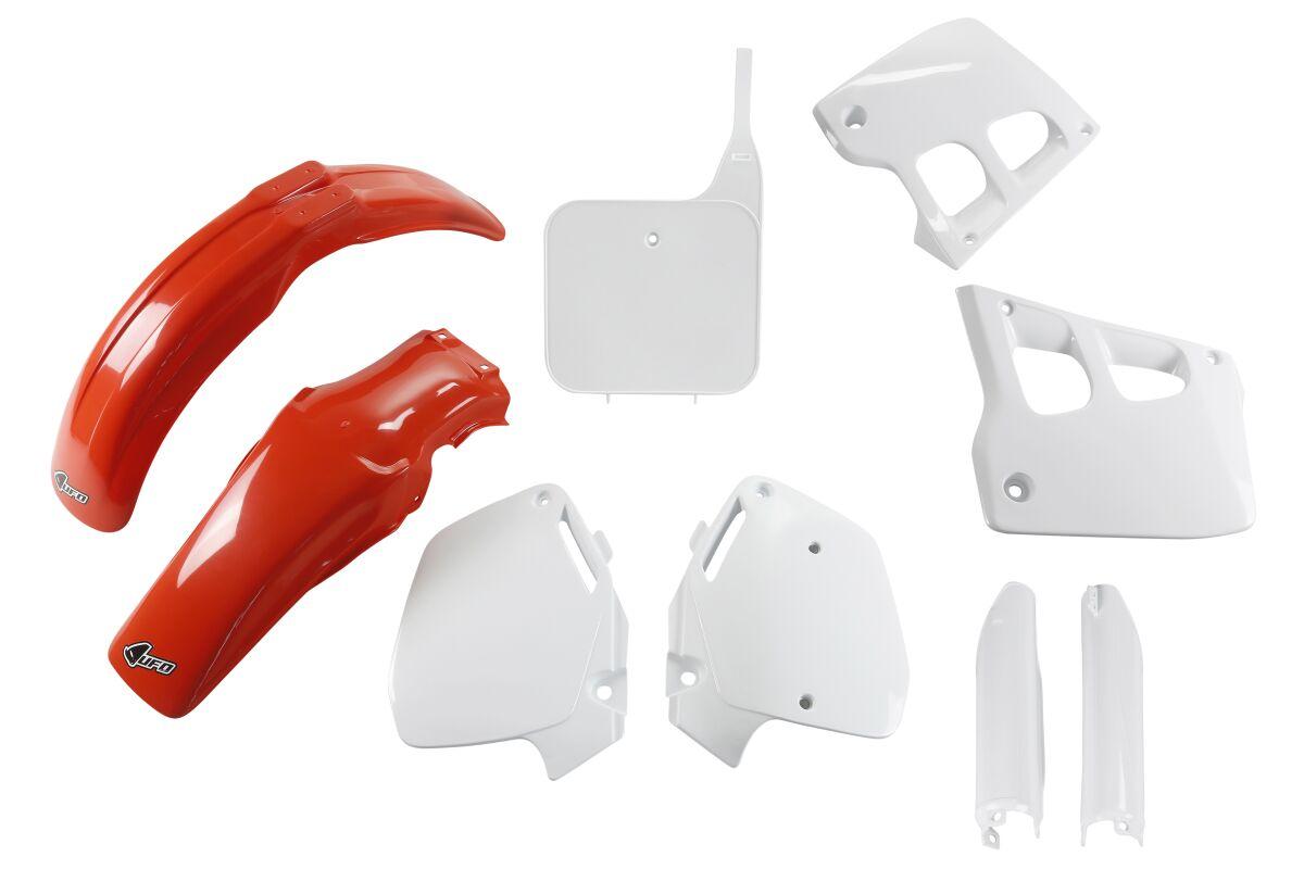 Ufo Hokit097f@999 - Plastics Kit - Honda Cr125 1991-92, Cr250 1990-91 - Oem