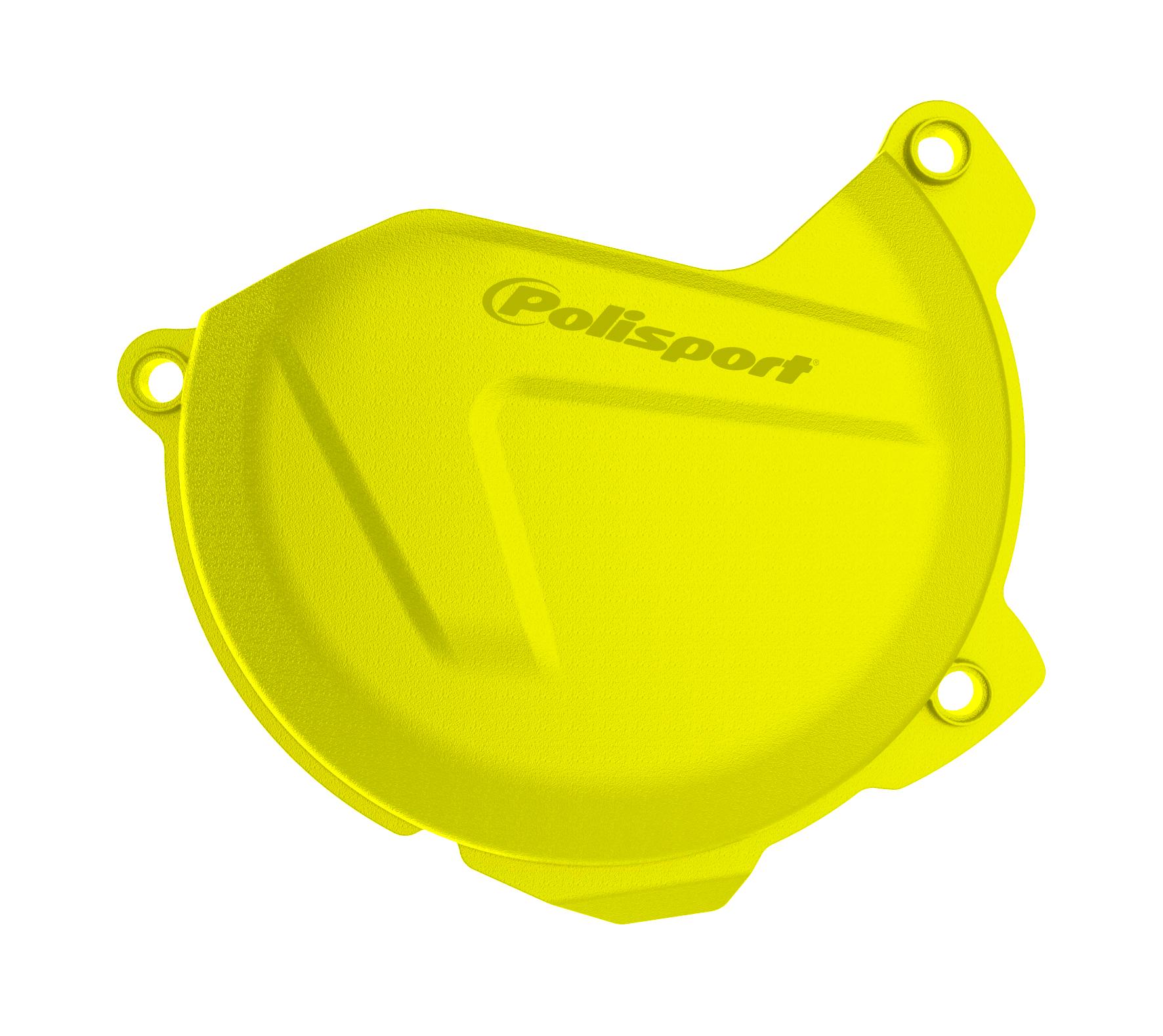 Polisport Yellow Clutch Cover Protector - Ktm Sxf250 2013-15, Sxf350 2011-15, Exc-F250 2014-16, Exc-F350 2012-16