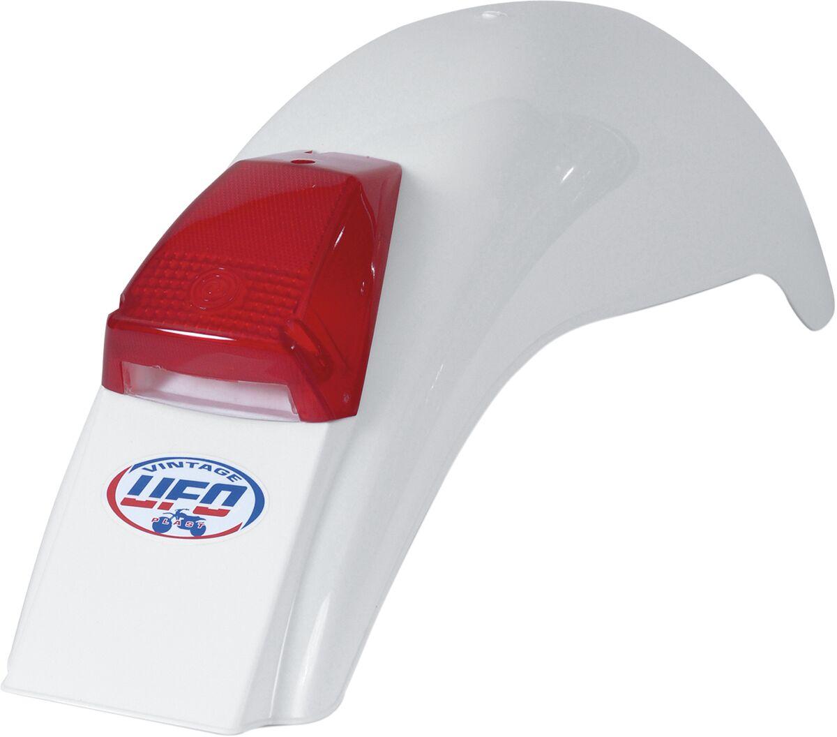 Ufo Light/White Me08031w - Universal Vintage Rear Fender With Tail - Fits 1975-79