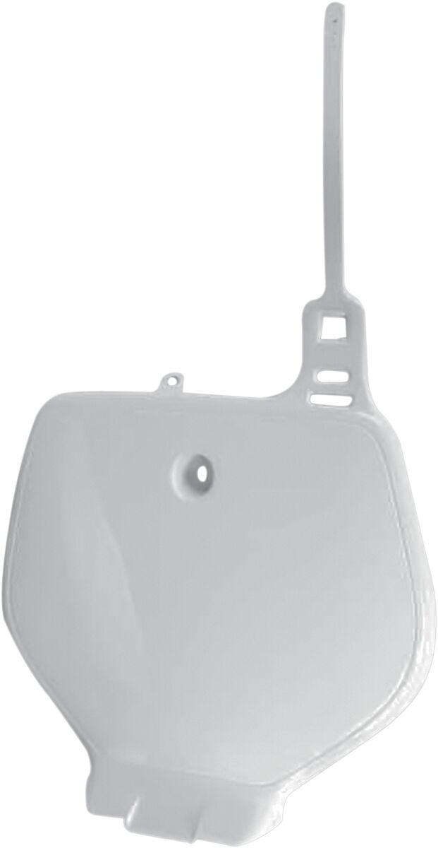 Ufo White Ya02853#046 - Front Number Board - Yamaha Yz 125/250 1992-99