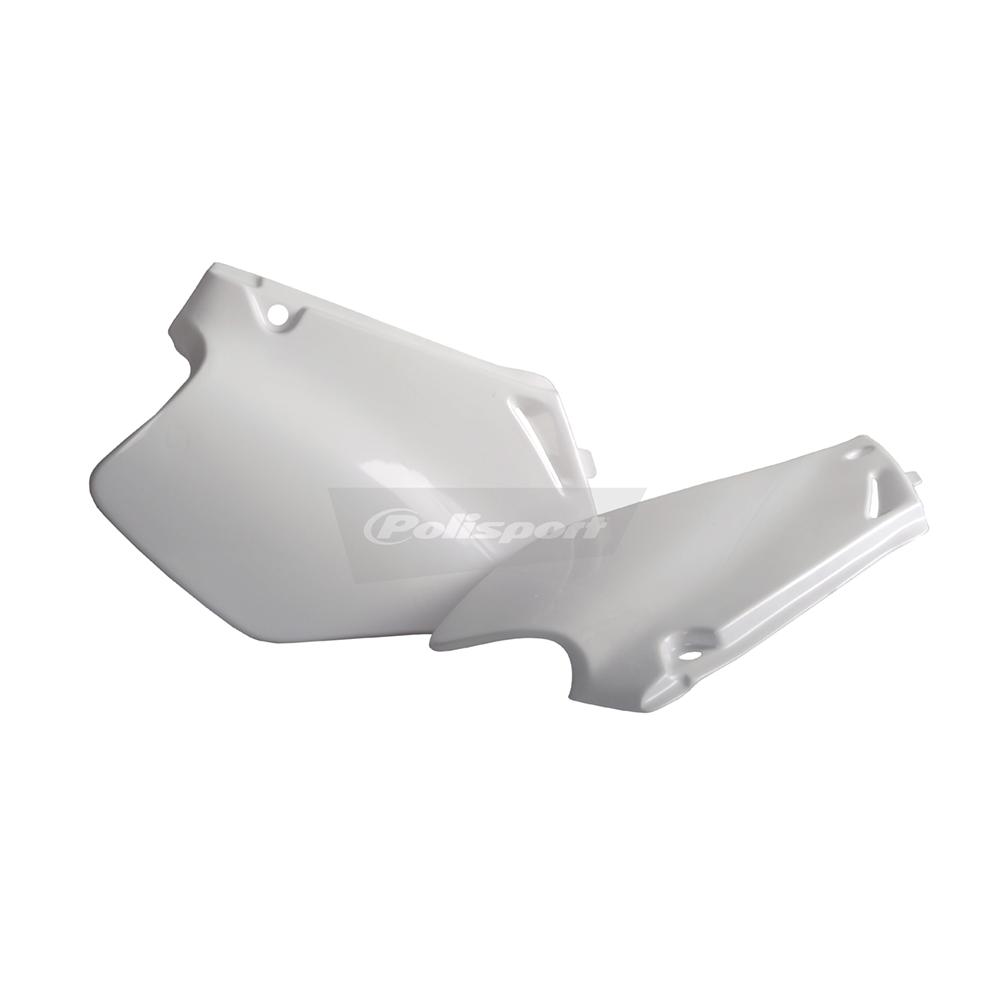 Polisport White Side Panels - Honda Cr125 1995-97, Cr250 1992-96