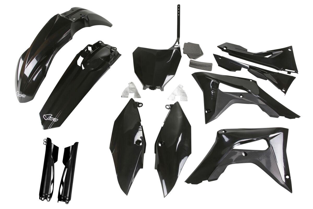 Ufo Black Hokit123f@001 - Full Plastics Kit - Honda Crf250r 2018, Crf450r 2017-18