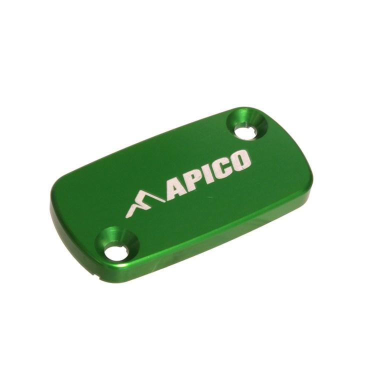 Apico Green Front Brake Master Cylinder Cover - Kawasaki Kxf450 2019-23
