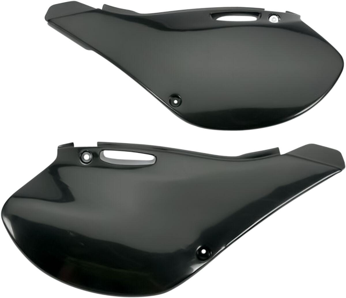 KA03721#001 - UFO Side Panels - Kawasaki KX 125/250 1999-2002 - Black