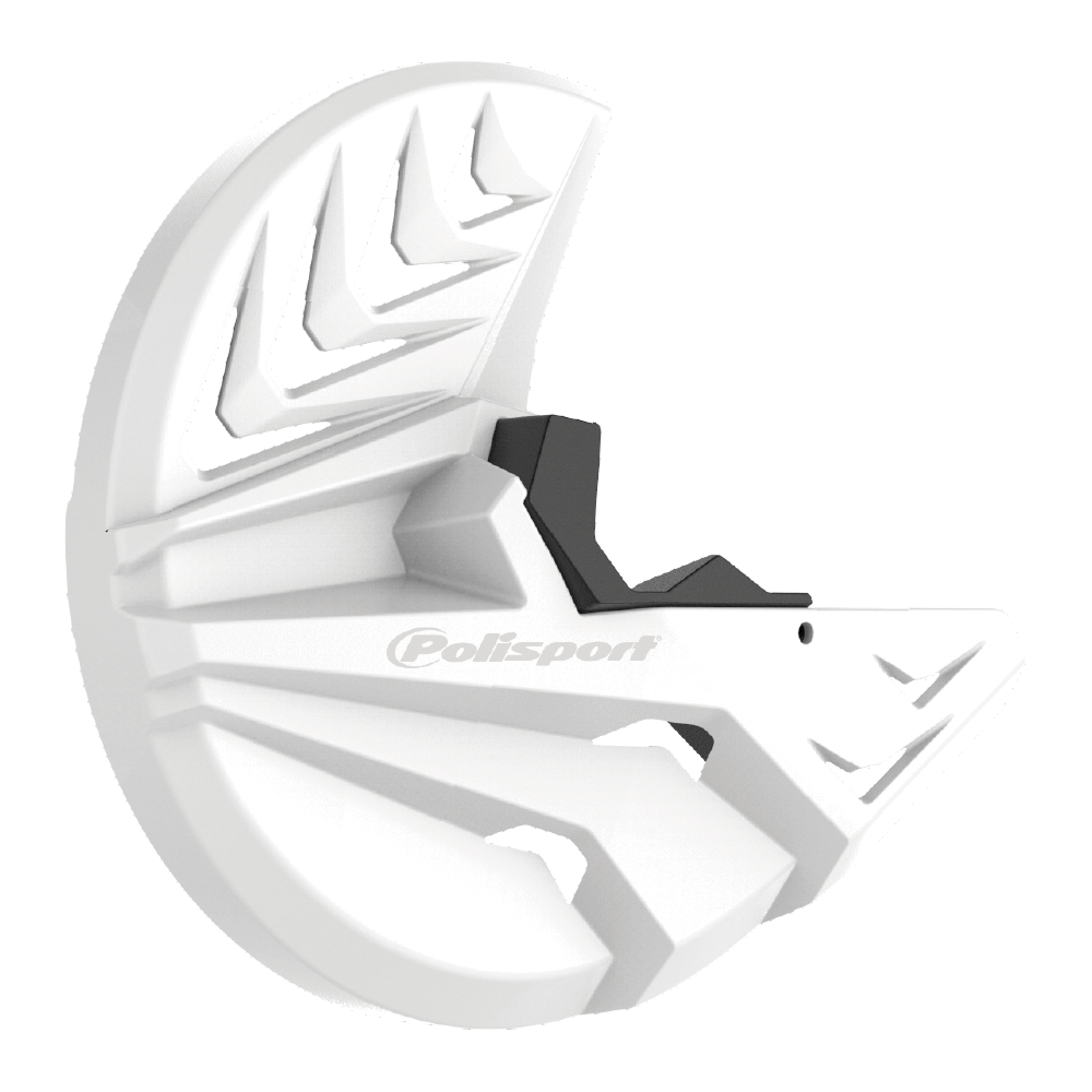 Polisport Front Disc & Bottom Fork Protector - Beta RR 2T & 4T Models 2013-18 - White