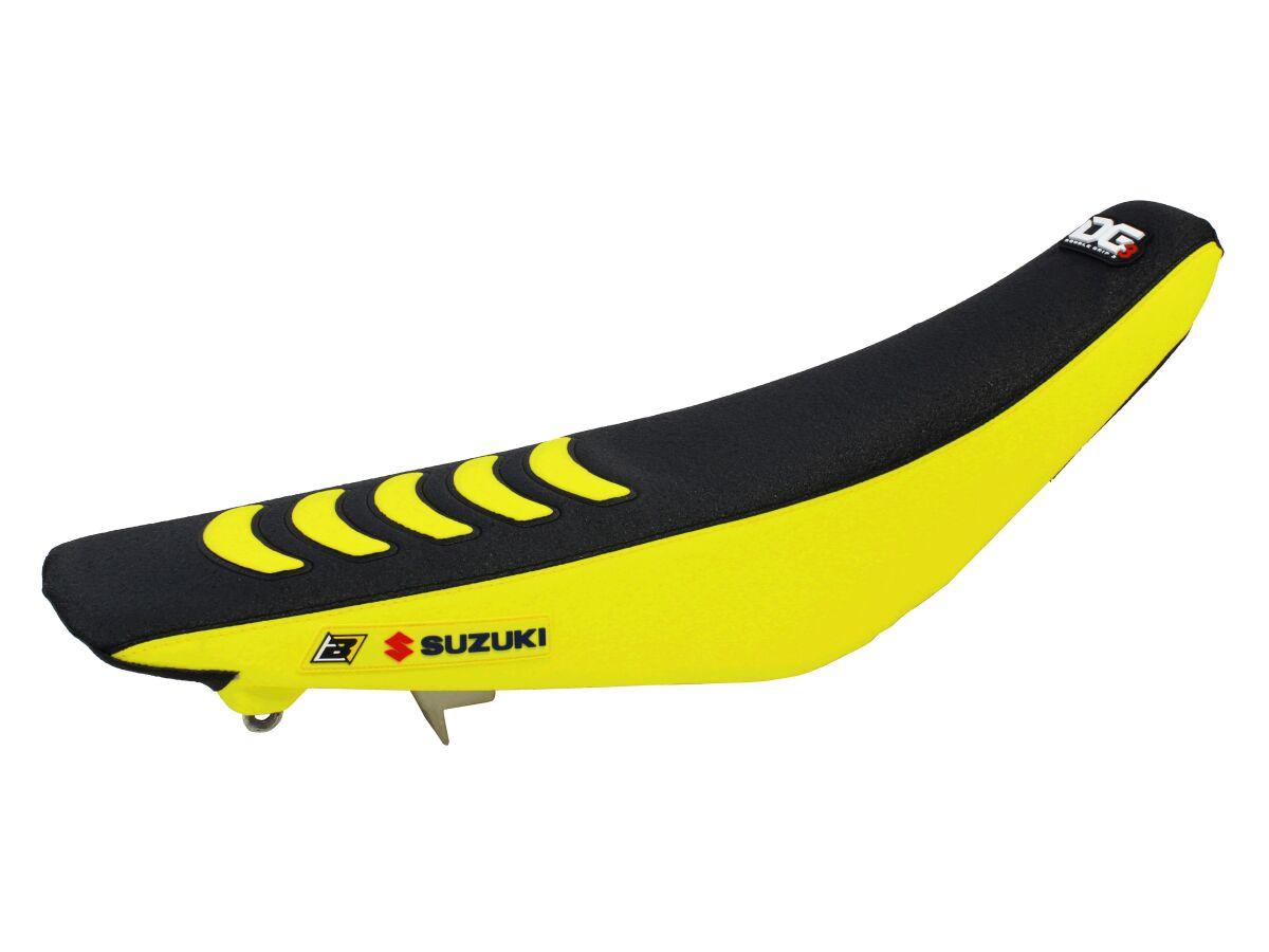 1318H - Blackbird Double Grip 3 Seat Cover - RM 125/250 2001-12 - Yellow/Black