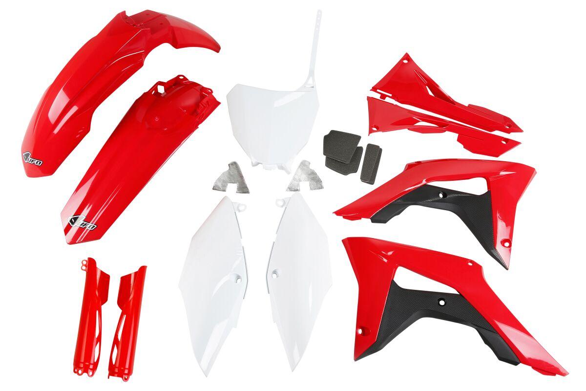 Ufo Hokit123f@999 - Full Plastics Kit - Honda Crf250r 2018, Crf450r 2017-18 - Oem