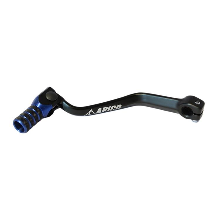 Apico Black/Blue Elite Gear Pedal - Sherco Enduro Se-F 250/300 2015-21, Se-F450 2005-21, Se-F500 2019-21