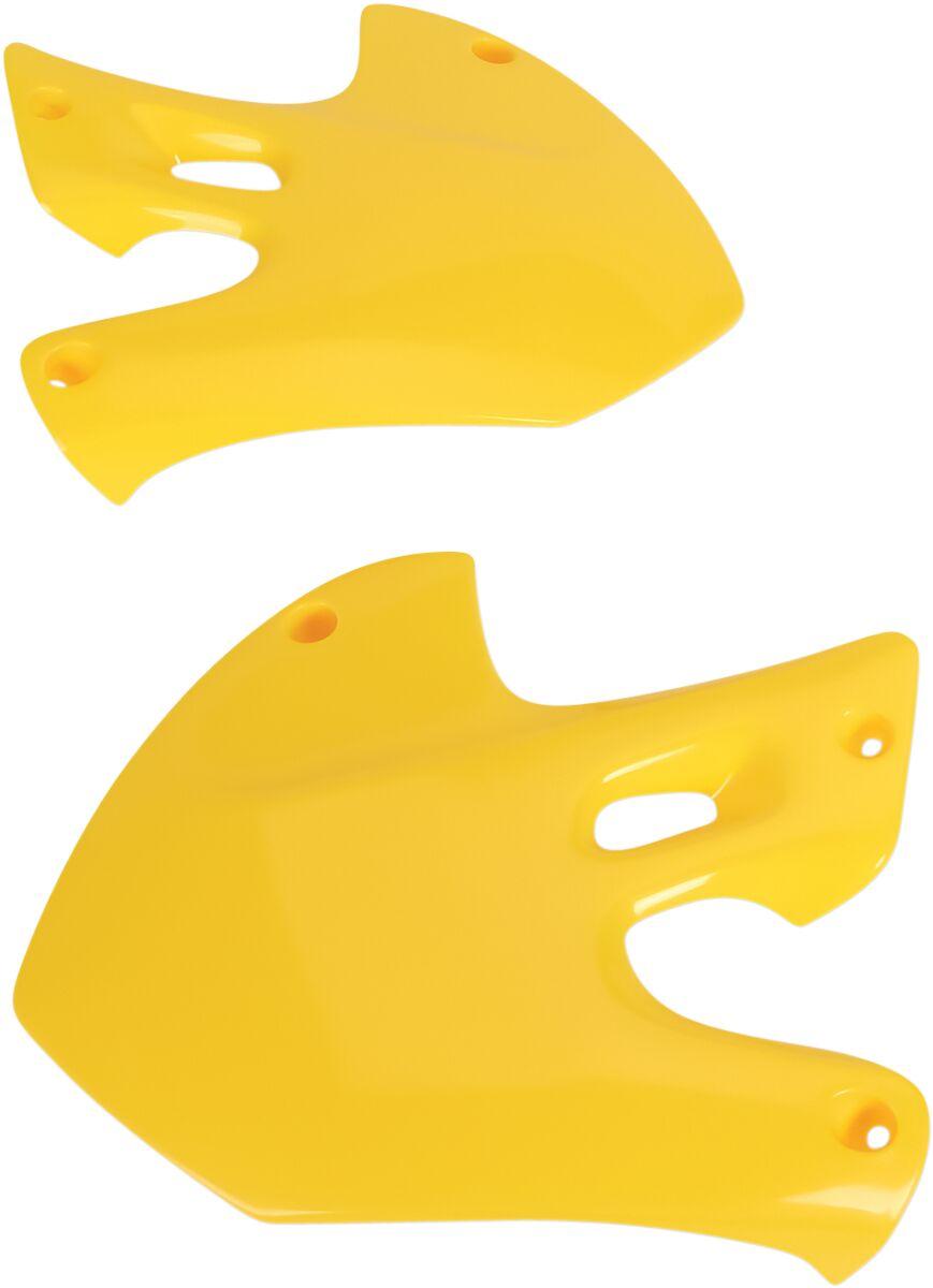Ufo Yellow Su03903#101 - Radiator Scoops - Suzuki Rm125/250 1999-2000