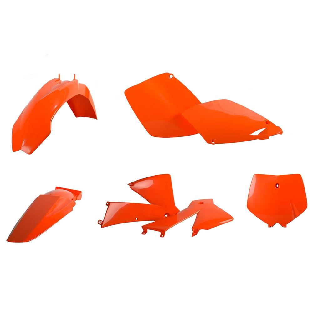 Polisport Orange Plastics Kit - Ktm Sx 125/250 2001-02, Exc 2003