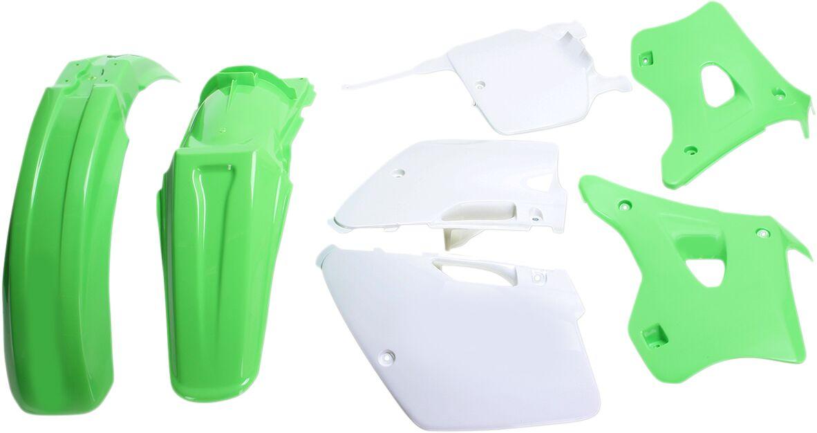 Ufo Kakit192f@999 - Kakit192@999 - Full Plastics Kit - Kawasaki Kx 125/250 1996-98 - Oem