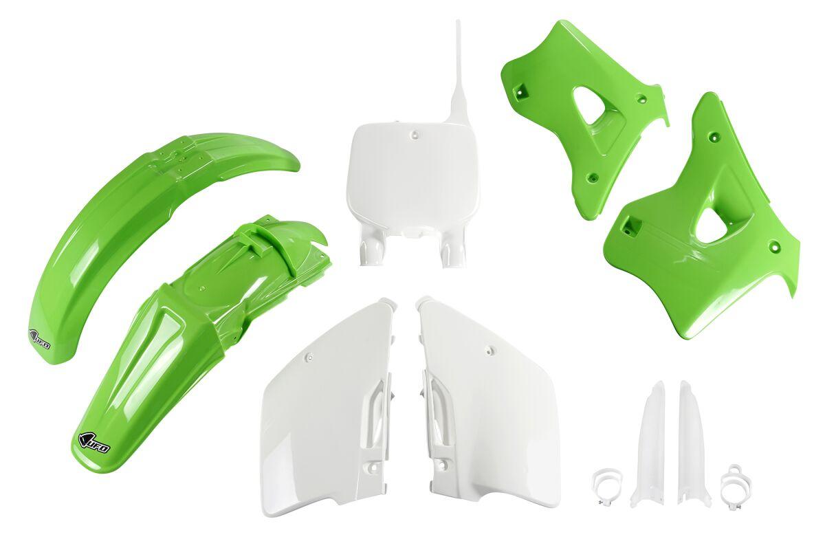 Ufo Kakit192f@999 - Full Plastics Kit - Kawasaki Kx 125/250 1996-98 - Oem