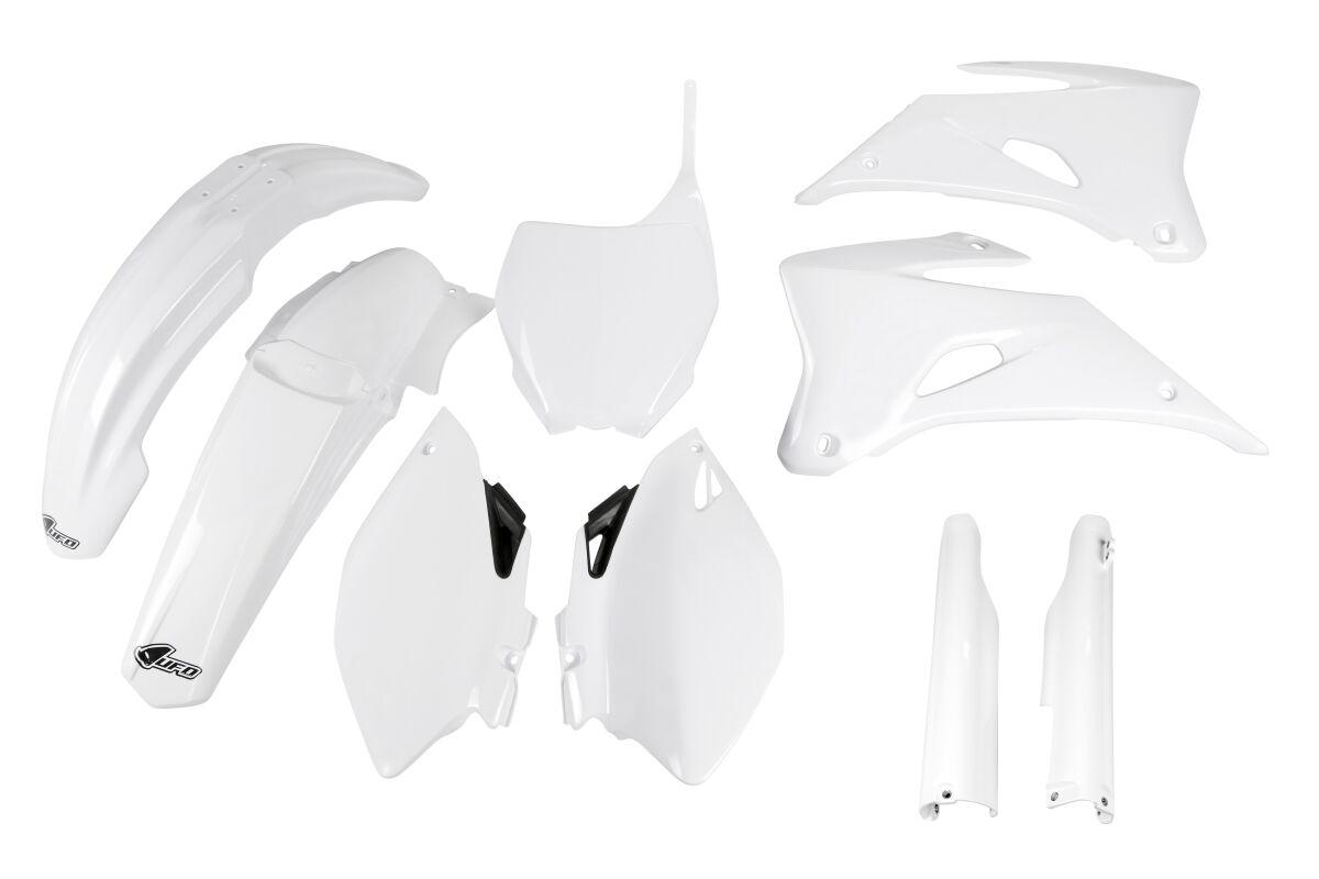 YAKIT305F@046 - UFO Full Plastics Kit - Yamaha YZF 250/450 2006-09 - White