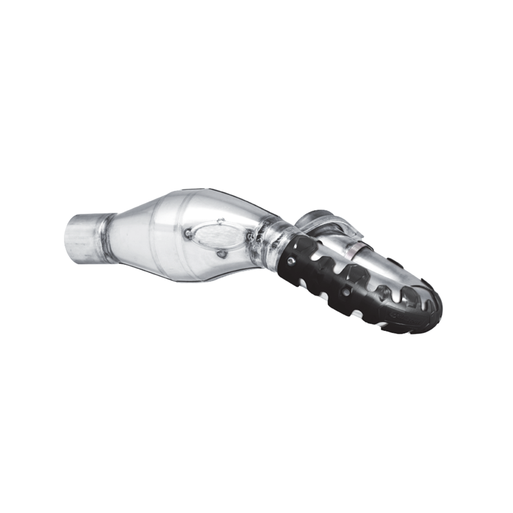 Polisport Black Armadillo 4 Stroke Long Exhaust Pipe Protector